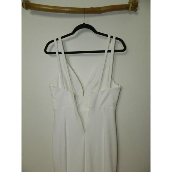 Lulu’s Dress White Love Galore Mermaid Maxi Dress Fully Lined Size Small - Picture 6 of 9